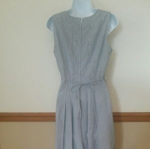 Ann Taylor pin stripped cotton dress
